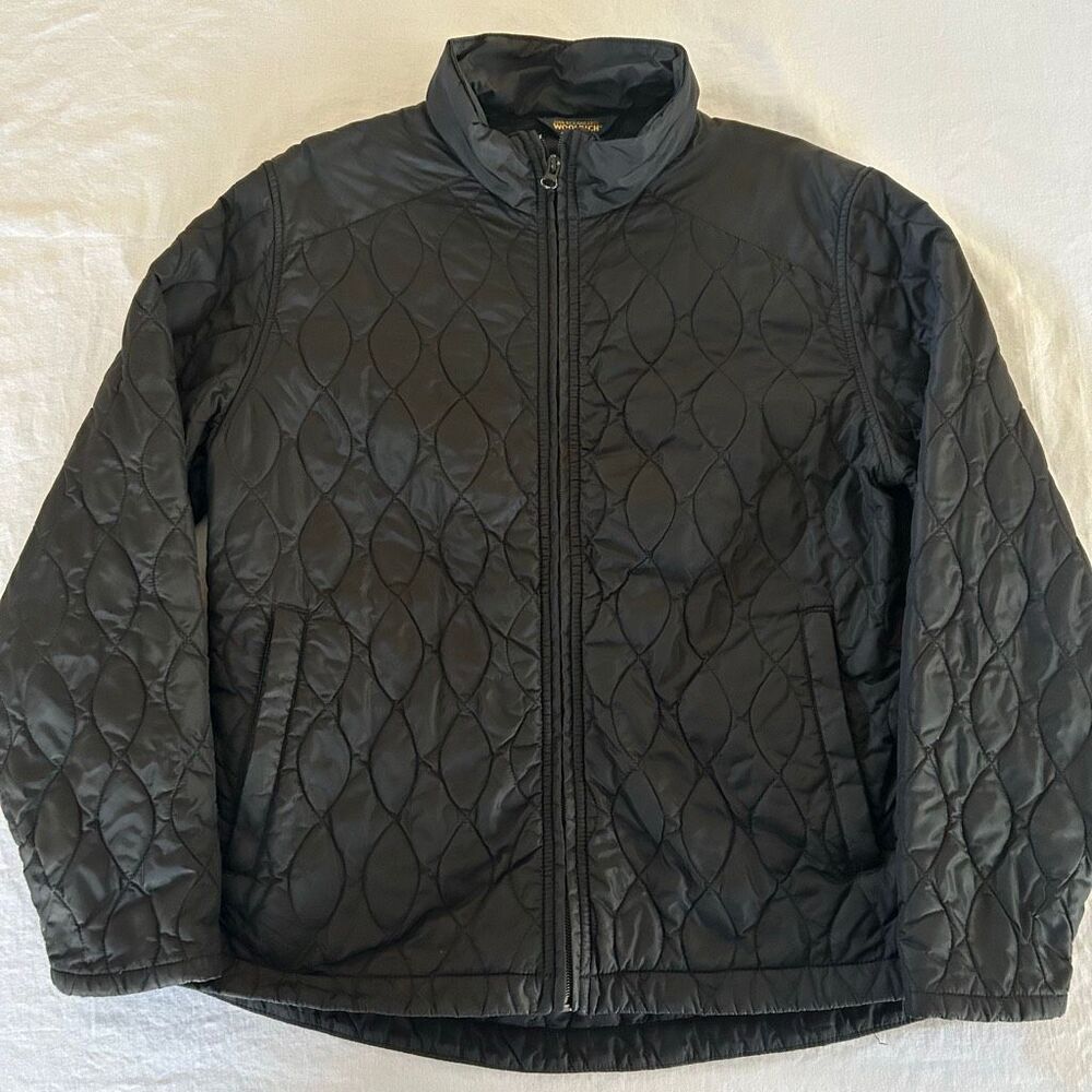 Woolrich | Quilted Nylon Jacket | Black | Full Zip | Women’s Size M